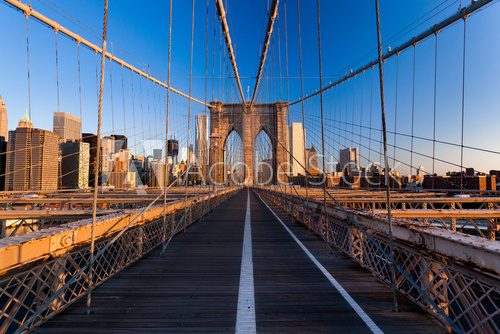 Fototapeta Pont de Brooklyn w Nowym Jorku