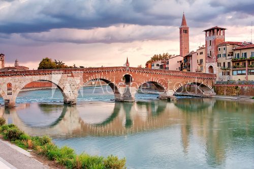 Fototapeta Ponte pietra Verona