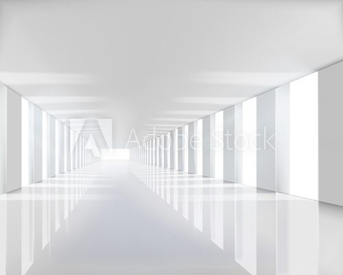 Fototapeta Przestrzeń w świetle i symetrii