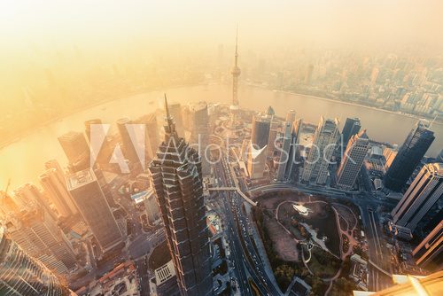 Fototapeta Shanghai skyline