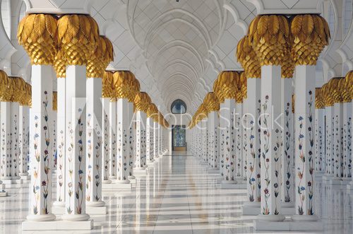 Fototapeta Sheikh Zayed Meczet w Abu Dhabi Zjednoczone Emiraty Arabskie
