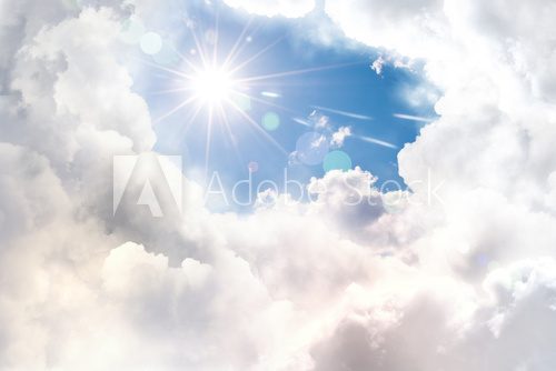 Fototapeta Słońce na niebie