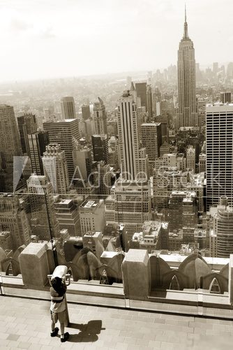 Fototapeta Spoglądając na Manhattan