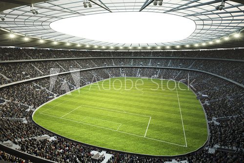 Fototapeta Stadion z widokiem z górnej trybuny
