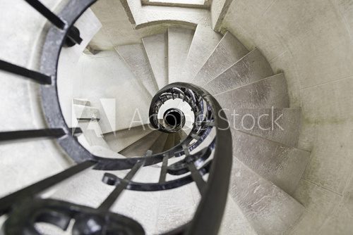 Fototapeta Stare spiralne schody