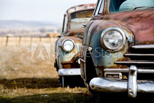 Fototapeta staromodny samochód