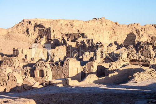 Fototapeta Starożytne miasto Bam, uszkodzone przez trzęsienie ziemi w 2003 roku