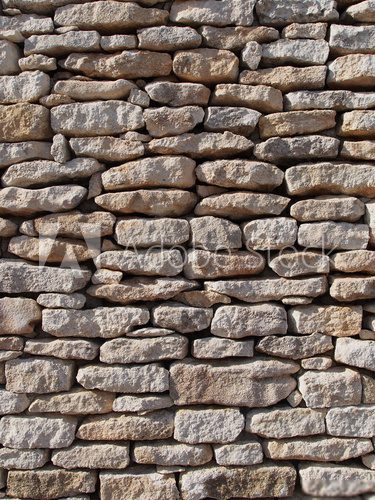 Fototapeta Sucha kamienna ściana, Corsica, Francja
