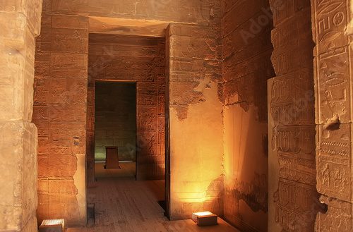 Fototapeta Świątynia Philae, Lake Nasser, Egipt