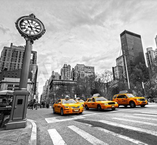 Fototapeta Taksówki na piątej Avenue