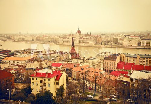Fototapeta widok na Budapeszt