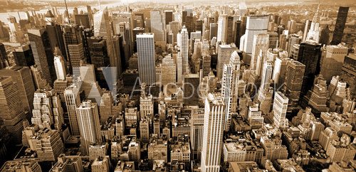 Fototapeta Widok z góry na Manhattan