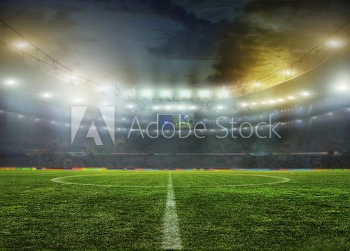 Fototapeta Wieczorny blask stadionu