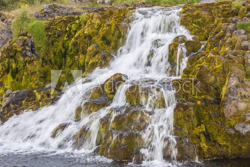 Fototapeta Wodospad - Westfjords, Islandia.