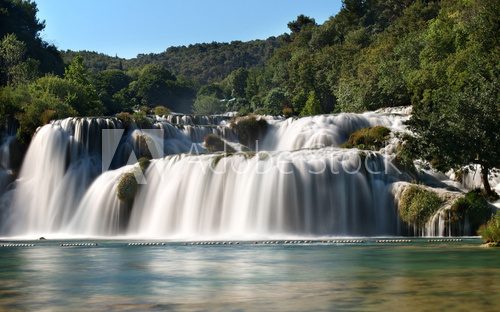 Fototapeta Wodospady w Parku Narodowym Krka