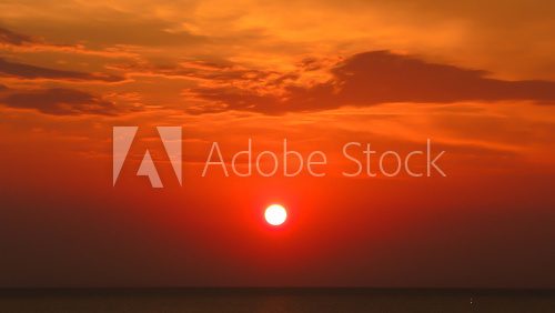 Fototapeta Wschód słońca - Morze Adriatyckie