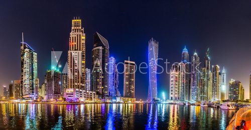 Fototapeta Wszystkie światła na Dubaj