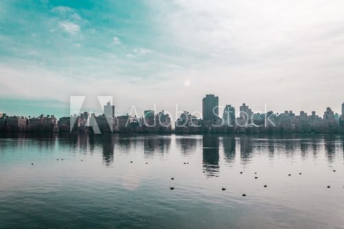 Fototapeta Z perspektywy na Manhattan