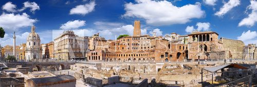 Obraz Forum Romanum w Rzymie, Włochy.