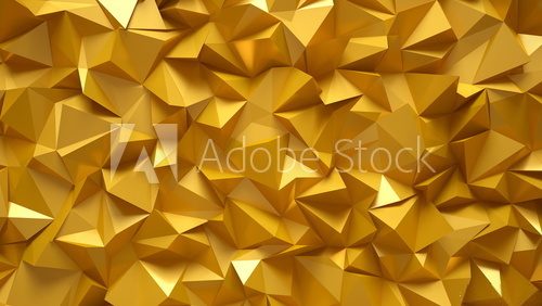 Obraz Geometryczna metaliczna elegancja