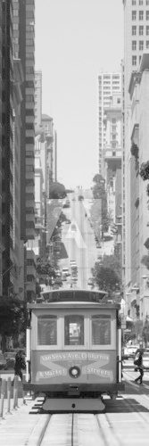 Obraz kolejka linowa w San Francisco