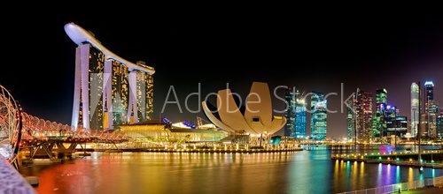 Obraz Marina Bay Singapur panorama