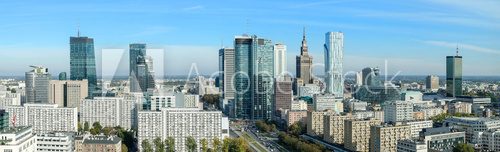 Obraz Panorama miejskiego pulsującego centrum