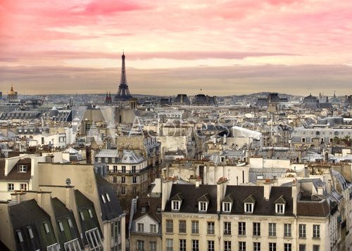 Obraz Paryż widok Wieża Eiffla