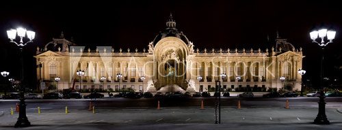 Obraz Petit Palais (Mały Pałac) w Paryżu w nocy