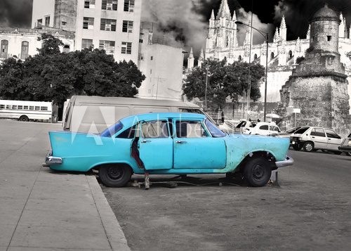Obraz Stary samochód Hawany