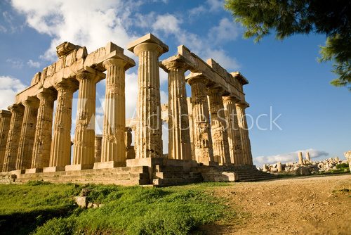 Obraz Świątynia Hera, Selinunte, Sicily