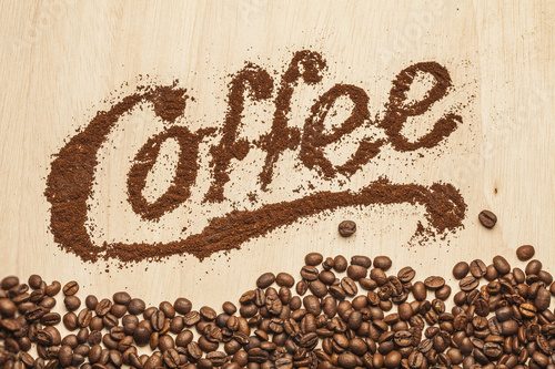 Obraz Typografia zmielonej kawy