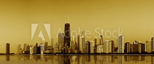 Obraz Złote wybrzeże Chicago.