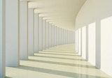 Fototapeta 3D abstrakcyjny korytarz