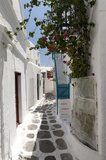 Fototapeta Alley Way Mykonos Grecja