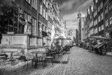 Fototapeta Architektura ulicy Mariackiej w Gdańsku