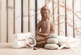 Fototapeta Budda w medytacji, koncepcja religijna