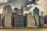 Fototapeta Budynki Manhattan - panoramę Nowego Jorku