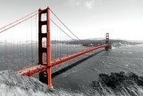 Fototapeta Golden Gate Bridge Red Pop na B