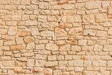 Fototapeta Kamienna ściana stara lekka beżowa tło tekstury struktura