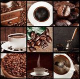 Fototapeta kolaż koncepcji kawy