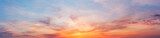 Fototapeta Kolorowe niebo o zmierzchu o zachodzie słońca