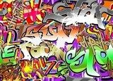 Fototapeta Kolorowy mural graffiti w stylu hip-hop