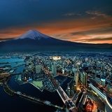 Fototapeta Magiczny widok na Górę Fudżi