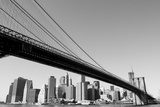 Fototapeta Manhattan Bridge i niższe Manhattan Skyline, Nowy Jork