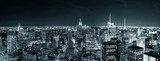Fototapeta Manhattan w blasku nocnych świateł