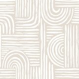 Fototapeta Minimalistyczna geometria w beżu i bieli