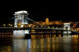 Fototapeta Most Łańcuchowy Szechenyi w Budapeszcie na Węgrzech