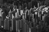 Fototapeta Mroczna panoramica miejskiej dżungli