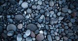 Fototapeta Naturalna tekstura otoczaków w szarościach
